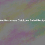 mediterranean chickpea salad recipe