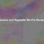 quinoa and vegetable stir fry recipe