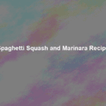 spaghetti squash and marinara recipe