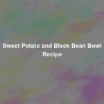 sweet potato and black bean bowl recipe