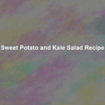 sweet potato and kale salad recipe