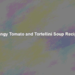 tangy tomato and tortellini soup recipe