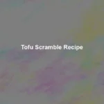 tofu scramble recipe