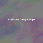 chickpea curry recipe 2