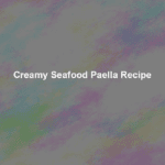 creamy seafood paella recipe