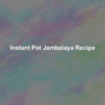 instant pot jambalaya recipe