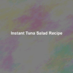 instant tuna salad recipe