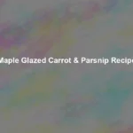 maple glazed carrot parsnip recipe