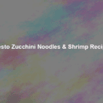 pesto zucchini noodles shrimp recipe