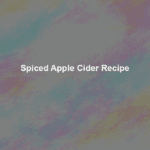 spiced apple cider recipe