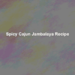 spicy cajun jambalaya recipe