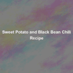 sweet potato and black bean chili recipe 3