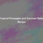 tropical pineapple and coconut salad recipe