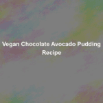 vegan chocolate avocado pudding recipe