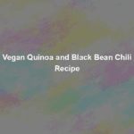 vegan quinoa and black bean chili recipe