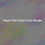 vegan thai green curry recipe 2